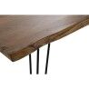 Mesa de Jantar DKD Home Decor 180 x 87 x 76 cm Preto Metal Castanho Acácia