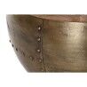 Mesa de Centro DKD Home Decor Glamour Castanho Dourado Metal Madeira de mangueira 68 x 68 x 44 cm