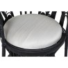 Garden sofa DKD Home Decor White Black 96 x 66 x 145 cm 96 x 66 x 140 cm