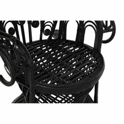 Gartenstuhl DKD Home Decor Weiß Schwarz 96 x 66 x 145 cm 96 x 66 x 140 cm