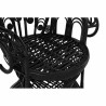 Gartenstuhl DKD Home Decor Weiß Schwarz 96 x 66 x 145 cm 96 x 66 x 140 cm