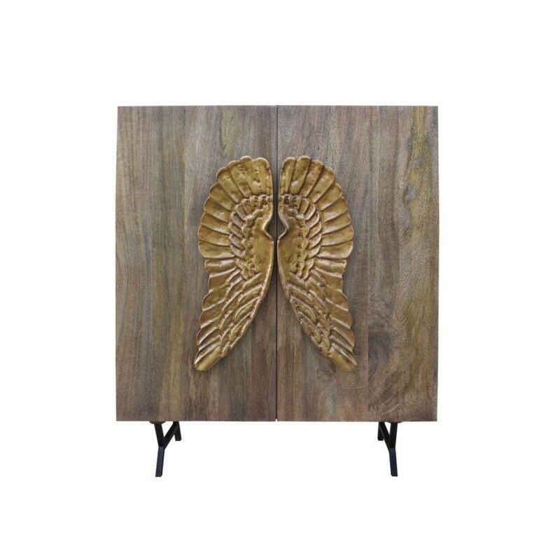 Anrichte DKD Home Decor Braun Gold Mango-Holz 100 x 45 x 120 cm 100 x 50 x 120 cm