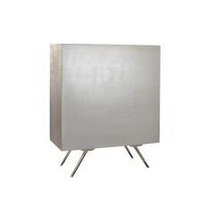 Aparador DKD Home Decor Blanco Gris Dorado Latón Madera de mango 93 x 41 x 114 cm