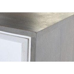 Aparador DKD Home Decor Blanco Gris Dorado Latón Madera de mango 93 x 41 x 114 cm