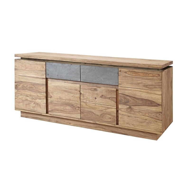 Credenza DKD Home Decor Grigio Naturale Legno 175 x 45 x 72 cm