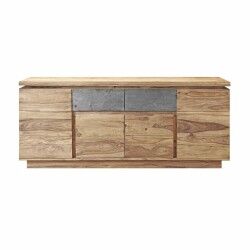 Credenza DKD Home Decor Grigio Naturale Legno 175 x 45 x 72 cm