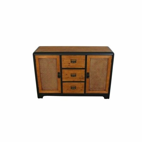 Buffet DKD Home Decor Brun foncé Gris foncé Métal Sapin 120 x 40 x 79 cm