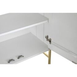 Aparador DKD Home Decor Blanco Latón Madera de mango 157 x 43 x 84 cm 153 x 43 x 84 cm Rombos