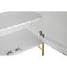 Aparador DKD Home Decor Blanco Latón Madera de mango 157 x 43 x 84 cm 153 x 43 x 84 cm Rombos