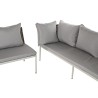 Meubles de jardin DKD Home Decor Blanc Marron Clair 190 x 190 x 70 cm