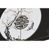 Móvel de TV DKD Home Decor Preto Oriental Branco Dourado Branco/Preto Metal Abeto Madeira MDF 130 x 26 x 51 cm