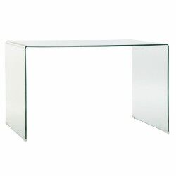 Bureau DKD Home Decor 125 x 70 x 74 cm Verre Transparent