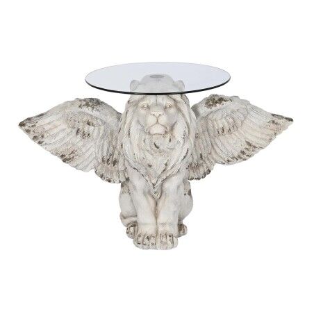 Mesa de apoio DKD Home Decor Cinzento Cristal Magnésio 96 x 52 x 62 cm