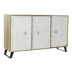 Aparador DKD Home Decor   Branco Natural Madeira de mangueira 165 x 45 x 100 cm