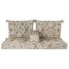 Zweisitzer-Sofa DKD Home Decor Gelb Braun Beige 145 x 76 x 13 cm