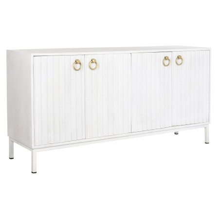 Aparador DKD Home Decor Branco Metal Madeira de mangueira 152 x 40 x 77 cm