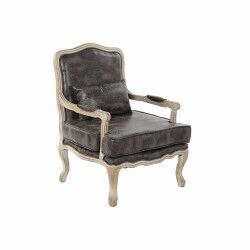 Poltrona DKD Home Decor Castanho Natural 70 x 66 x 94 cm