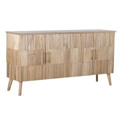 Credenza DKD Home Decor Dorato Marrone Chiaro Legno di paulownia Legno MDF 157 x 40 x 80 cm