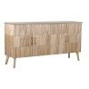 Anrichte DKD Home Decor Gold Hellbraun Paulonia-Holz Holz MDF 157 x 40 x 80 cm