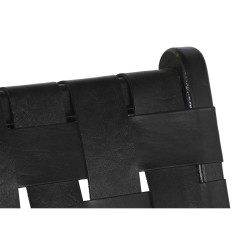 Sedia da Sala da Pranzo DKD Home Decor Nero 65 x 79 x 70 cm