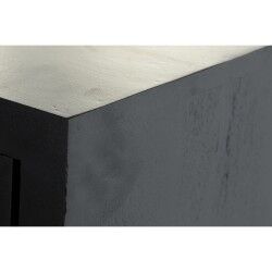 Credenza DKD Home Decor Nero Rattan Legno di mango 160 x 40 x 90 cm