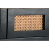 Móvel de TV DKD Home Decor Preto Rotim Madeira de mangueira (145,5 x 40,5 x 60 cm)