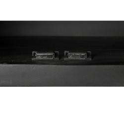 Mueble de TV DKD Home Decor Negro Ratán Madera de mango (145,5 x 40,5 x 60 cm)