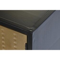 TV-Möbel DKD Home Decor Schwarz Gold Metall Holz (120 x 37 x 50 cm)