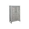 Armário DKD Home Decor Cinzento Branco Madeira de mangueira (90 x 38 x 150 cm)