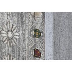 Armário DKD Home Decor Cinzento Branco Madeira de mangueira (90 x 38 x 150 cm)