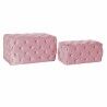Panca DKD Home Decor   Rosa Poliestere Velluto Legno MDF (88 x 53 x 47,76 cm)