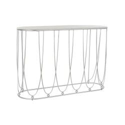 Meuble d'Entrée DKD Home Decor Blanc Argenté 115 x 35 x 78 cm
