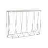 Hall de Entrada DKD Home Decor Branco Prateado 115 x 35 x 78 cm