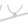 Ingresso DKD Home Decor Bianco Argentato 115 x 35 x 78 cm