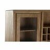 Suporte Expositor DKD Home Decor Cristal Castanho Rotim Acácia (160 x 41 x 153 cm)