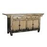 Aparador DKD Home Decor Blanco Crema Marrón oscuro Madera de olmo 176 x 42 x 83 cm