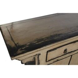 Aparador DKD Home Decor Blanco Crema Marrón oscuro Madera de olmo 176 x 42 x 83 cm