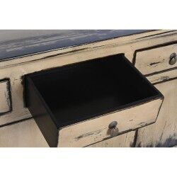Aparador DKD Home Decor Blanco Crema Marrón oscuro Madera de olmo 176 x 42 x 83 cm