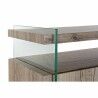 Sideboard DKD Home Decor   Natural Tempered Glass MDF Wood 120 x 44 x 120 cm