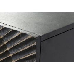 Credenza DKD Home Decor Nero Dorato Metallo Legno di mango 81 x 45 x 75 cm