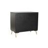 Credenza DKD Home Decor Nero Dorato Metallo Legno di mango 81 x 45 x 75 cm