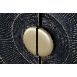 Aparador DKD Home Decor Negro Dorado Metal Madera de mango 81 x 45 x 75 cm