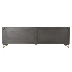 Móvel de TV DKD Home Decor Metal Castanho Madeira de mangueira 160 x 40 x 50 cm