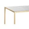 Juego de 2 mesas DKD Home Decor Blanco Negro Dorado 100 x 28 x 80 cm