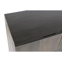 Cupboard DKD Home Decor Brown Metal Mango wood 70 x 45 x 142 cm