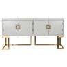 Aparador DKD Home Decor   Branco Metal Choupo 178 x 50 x 90 cm