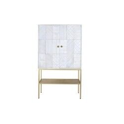Aparador DKD Home Decor Branco Dourado Metal Madeira de mangueira 91 x 44 x 152 cm