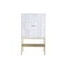Aparador DKD Home Decor Branco Dourado Metal Madeira de mangueira 91 x 44 x 152 cm