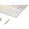Tavolino da Caffè DKD Home Decor Bianco Argentato Cristallo Acciaio 120 x 60 x 42 cm