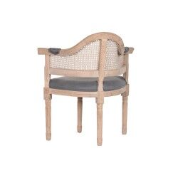 Sedia da Sala da Pranzo DKD Home Decor Grigio scuro 67 x 51 x 85 cm 79 x 53 x 85 cm